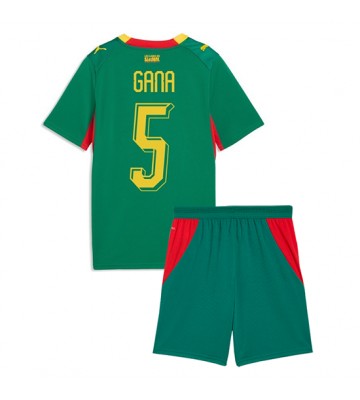 Senegal Idrissa Gueye #5 Bortaställ Barn VM 2026 Kortärmad (+ Korta byxor)